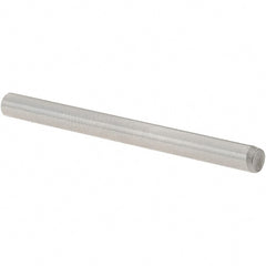 Value Collection - 1/8" Diam x 1-1/2" Pin Length Grade 8 Alloy Steel Standard Dowel Pin - C 50-58 Hardness, 3,200 Lb Breaking Strength, 1 Beveled & 1 Rounded End - Exact Tooling