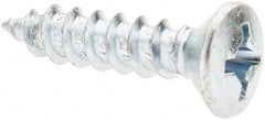 Value Collection - #12 Oval Head Phillips Sheet Metal Screw - Steel, 1" OAL, AISI 1016, ANSI/ASME B18.6.4, ASME B18.6.3 & SAE J933, Grade 1016-1024 - Exact Tooling