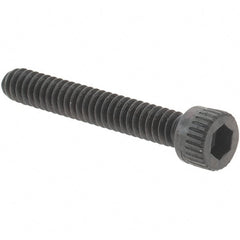 Value Collection - #4-40 UNC Hex Socket Drive, Socket Cap Screw - Alloy Steel, Black Oxide Finish, Fully Threaded, 3/4" Length Under Head - Exact Tooling