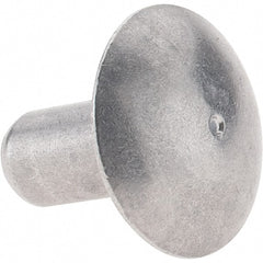 Value Collection - 3/16" Body Diam, Brazier Aluminum Solid Rivet - 3/8" Length Under Head - Exact Tooling