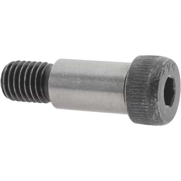 Value Collection - 3/4" Shoulder Diam x 1-1/4" Shoulder Length, 5/8-11 UNC, Hex Socket Shoulder Screw - 4140 Alloy Steel, Uncoated, 1/2" Head Height x 1" Head Diam - Exact Tooling