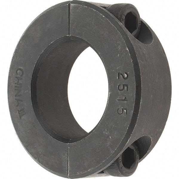 Value Collection - 25mm Bore, Steel, Two Piece Shaft Collar - 1-7/8" Outside Diam - Exact Tooling