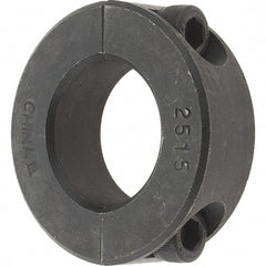 Value Collection - 25mm Bore, Steel, Two Piece Shaft Collar - 1-7/8" Outside Diam - Exact Tooling