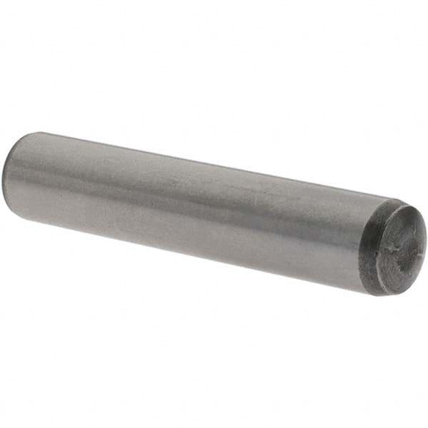 Value Collection - 10mm Diam x 50mm Pin Length Alloy Steel Pull Out Dowel Pin - C 57-63 Hardness, 1 Rounded & 1 Threaded End - Exact Tooling