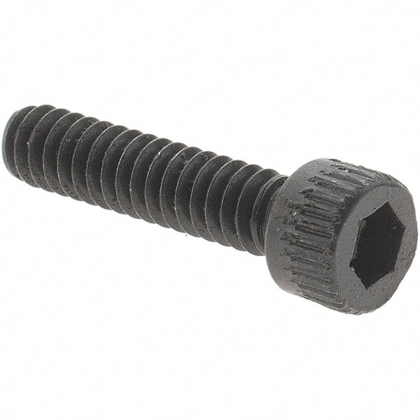 Value Collection - #4-40 UNC Hex Socket Drive, Socket Cap Screw - Alloy Steel, Black Oxide Finish, Fully Threaded, 1/2" Length Under Head - Exact Tooling