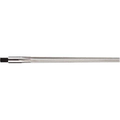 DORMER - 11/32" Diam, 8.81mm Diam Straight Shank, 114mm Flute, Taper Pin Reamer - Exact Tooling