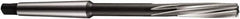 DORMER - 4mm Cobalt 6 Flute Chucking Reamer - Spiral Flute, 1MT Morse Taper Shank, 19mm Flute Length, 124mm OAL - Exact Tooling