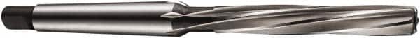 DORMER - 19mm High Speed Steel 8 Flute Chucking Reamer - Spiral Flute, 2MT Morse Taper Shank, 93mm Flute Length, 193mm OAL - Exact Tooling