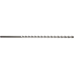 DORMER - 4mm 130° 2-Flute Cobalt Extra Length Drill Bit - Exact Tooling