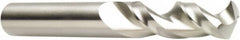 DORMER - 11.5mm 130° Spiral Flute Cobalt Screw Machine Drill Bit - Bright Finish, Right Hand Cut, 47mm Flute Length, 95mm OAL, Special Type Point, Straight Shank - Exact Tooling