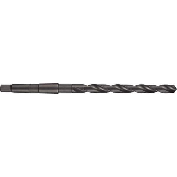 DORMER - 40mm, 4MT 118° Point High Speed Steel Taper Shank Drill Bit - Exact Tooling