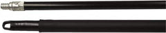 Weiler - 60 x 15/16" Metal Squeegee Handle - Threaded Connection, Black - Exact Tooling