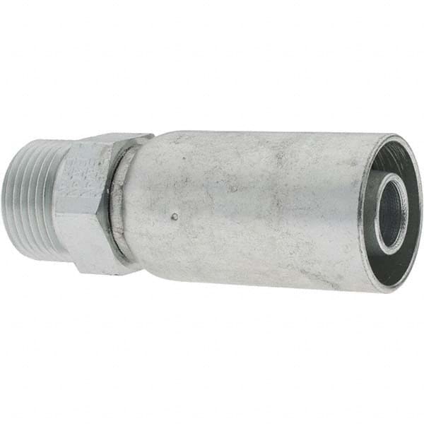 Value Collection - Male Steel Hydraulic Hose Male Rigid Fitting - -10 Hose Size, 5/8" Hose Diam - Exact Tooling