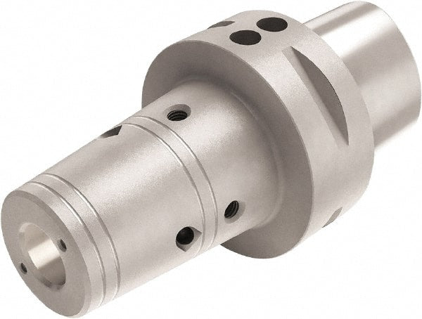 Seco - 25mm Hole Diam, C8 Modular Connection Shrink Fit Tool Holder & Adapter - 100mm Projection, 48mm Nose Diam, 58.5mm Clamping Depth, 30,000 RPM, Through Coolant - Exact Tooling