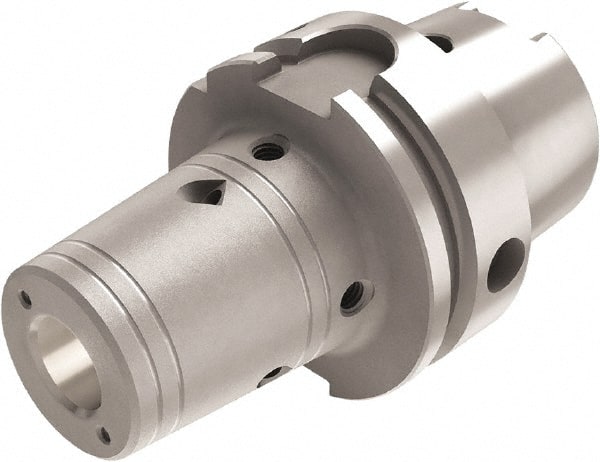 Seco - 20mm Hole Diam, HSK63A Taper Shank Shrink Fit Tool Holder & Adapter - 75mm Projection, 44mm Nose Diam, 50.5mm Clamping Depth, 35,000 RPM, Through Coolant - Exact Tooling