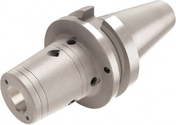Seco - 25mm Hole Diam, BT50 Taper Shank Shrink Fit Tool Holder & Adapter - 100mm Projection, 48mm Nose Diam, 58.5mm Clamping Depth, 30,000 RPM, Through Coolant - Exact Tooling