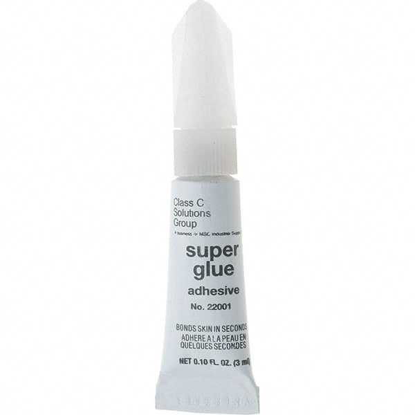 Value Collection - 0.10 oz Tube Clear Instant Adhesive - 30 sec Working Time - Exact Tooling