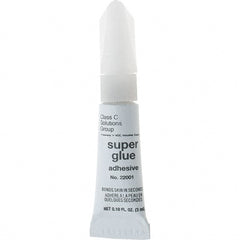 Value Collection - 0.10 oz Tube Clear Instant Adhesive - 30 sec Working Time - Exact Tooling