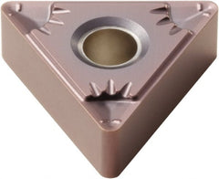 Seco - TNMG331 F5 Grade TH1000 Carbide Turning Insert - TiSiN Finish, 60° Triangle, 3/8" Inscr Circle, 3/16" Thick, 1/64" Corner Radius - Exact Tooling