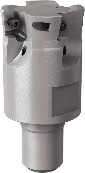 Seco - 32mm Cut Diam, 6mm Max Depth of Cut, Indexable Plunge End Mill - M16 Modular Connection, Multiple Insert Styles, R217.79 Toolholder Style, Through Coolant, Series Turbo 10 - Exact Tooling