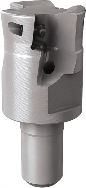 Seco - 250mm Cut Diam, 6mm Max Depth of Cut, Indexable Plunge End Mill - M12 Modular Connection, Multiple Insert Styles, R217.79 Toolholder Style, Through Coolant, Series Turbo 10 - Exact Tooling