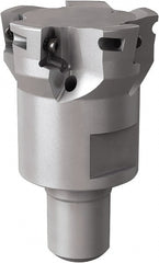 Seco - 40mm Cut Diam, 6mm Max Depth of Cut, Indexable Plunge End Mill - M16 Modular Connection, Multiple Insert Styles, R217.79 Toolholder Style, Through Coolant, Series Turbo 10 - Exact Tooling