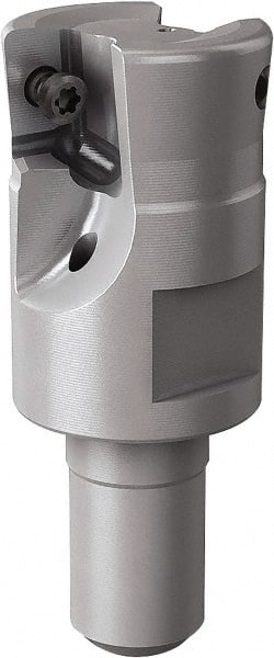 Seco - 20mm Cut Diam, 6mm Max Depth of Cut, Indexable Plunge End Mill - M10 Modular Connection, Multiple Insert Styles, R217.79 Toolholder Style, Through Coolant, Series Turbo 10 - Exact Tooling