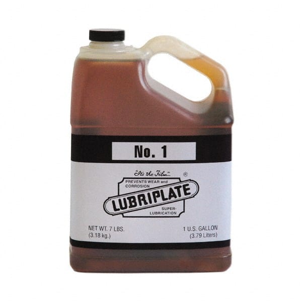 Lubriplate - 1 Gal Jug Mineral Multi-Purpose Oil - SAE 10W, ISO 22, 115 SUS at 100°F - Exact Tooling
