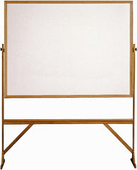 Ghent - 72" High x 53" Wide Reversible Dry Erase Board - Acrylate, 23-1/2" Deep - Exact Tooling