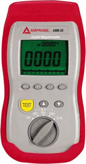 Amprobe - Digital LCD Display, 2,000 Megohm Electrical Insulation Resistance Tester & Megohmmeter - 1,000 VDC Max Test Voltage, Powered by 1.5V AA Battery - Exact Tooling