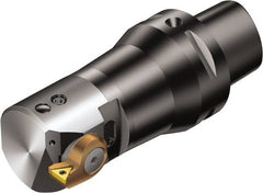 Sandvik Coromant - Right Hand Cut, 35mm Min Bore Diam, Steel Modular Boring Cutting Unit Head - 3.2677" Max Bore Depth, Through Coolant, Compatible with TCMT 1.8(1.5)1825..TC-Cx (2) - Exact Tooling