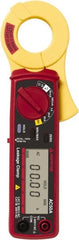 Amprobe - 3033017, CAT II, Digital Average Responding Leakage Clamp Meter with 1.1811" Clamp On Jaws - 400 VAC, 60 AC Amps, Measures Voltage, Current, Leakage Current, Resistance - Exact Tooling