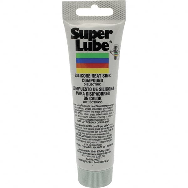 Synco Chemical - 3 oz Tube Silicone Heat-Transfer Grease - White, 450°F Max Temp, - Exact Tooling