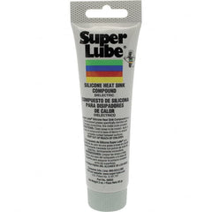 Synco Chemical - 3 oz Tube Silicone Heat-Transfer Grease - White, 450°F Max Temp, - Exact Tooling