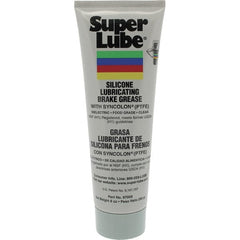 Synco Chemical - 8 oz Tube Silicone General Purpose Grease - Translucent White/Gray, Food Grade, 500°F Max Temp, NLGIG 2, - Exact Tooling