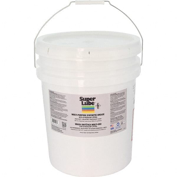 Synco Chemical - 30 Lb Pail Synthetic General Purpose Grease - Translucent White, Food Grade, 450°F Max Temp, NLGIG 1, - Exact Tooling