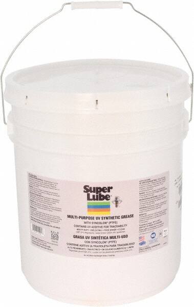 Synco Chemical - 30 Lb Pail Synthetic General Purpose Grease - Translucent White, Food Grade, 450°F Max Temp, NLGIG 2, - Exact Tooling