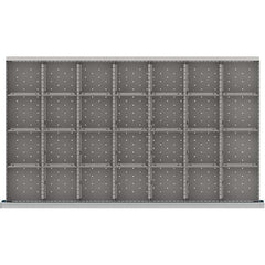 LISTA - 28-Compartment Drawer Divider Layout for 3.15" High Drawers - Exact Tooling