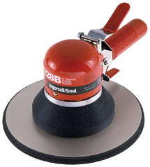 Ingersoll-Rand - 825 OPM, 16 CFM Air Consumption, Palm Air Orbital Sander - Round Pad, 1/4 NPT Inlet - Exact Tooling