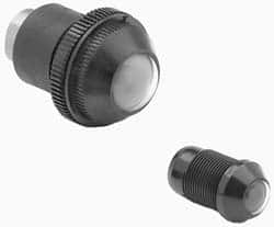 Norgren - 1/8" Female NPTF Bottom Rotowink Pressure Indicator - 10 to 125 psiG, Black Unactuated Color & Red Actuated Color - Exact Tooling