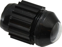 Norgren - 10-32 Female UNF Bottom Rotowink Pressure Indicator - 1 to 15 psiG, Black Unactuated Color & Green Actuated Color - Exact Tooling