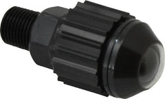 Norgren - 1/8" Male NPTF Bottom Rotowink Pressure Indicator - 15 to 150 psiG, Black Unactuated Color & Green Actuated Color - Exact Tooling