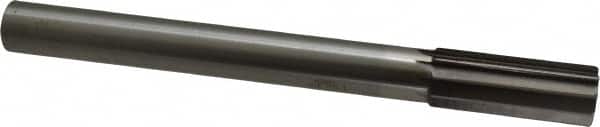 Interstate - 1-5/32" High Speed Steel Chucking Reamer - Straight Flute, Straight Shank, 2-7/8" Flute Length, 11" OAL - Exact Tooling