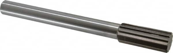 Interstate - 1-9/32" High Speed Steel Chucking Reamer - Exact Tooling