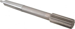 Interstate - 1-7/32" High Speed Steel 10 Flute Chucking Reamer - Exact Tooling
