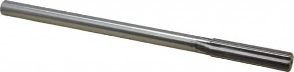 Interstate - 11mm High Speed Steel Chucking Reamer - Straight Flute, Straight Shank, 1-3/4" Flute Length, 7" OAL - Exact Tooling