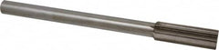 Interstate - 21mm High Speed Steel Chucking Reamer - Straight Flute, Straight Shank, 2-1/2" Flute Length, 9-1/2" OAL - Exact Tooling