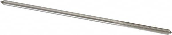 Interstate - 3.5mm High Speed Steel Chucking Reamer - Straight Flute, Straight Shank, 1" Flute Length, 4" OAL - Exact Tooling