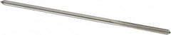 Interstate - 3.5mm High Speed Steel Chucking Reamer - Straight Flute, Straight Shank, 1" Flute Length, 4" OAL - Exact Tooling