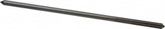 Interstate - 4mm High Speed Steel Chucking Reamer - Straight Flute, Straight Shank, 1-1/8" Flute Length, 4-1/2" OAL - Exact Tooling